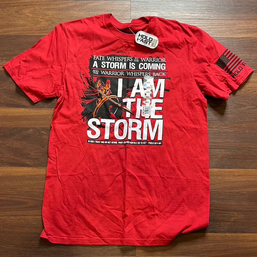 Hold fast, date whispers to the warriors a storm is coming and the warrior